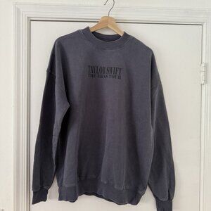 Taylor Swift Eras Tour Blue Crewneck - EXTRA SMALL Size - Official Merchandise